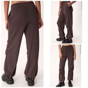 Project Social T Brown Drawstring Jogger Pants